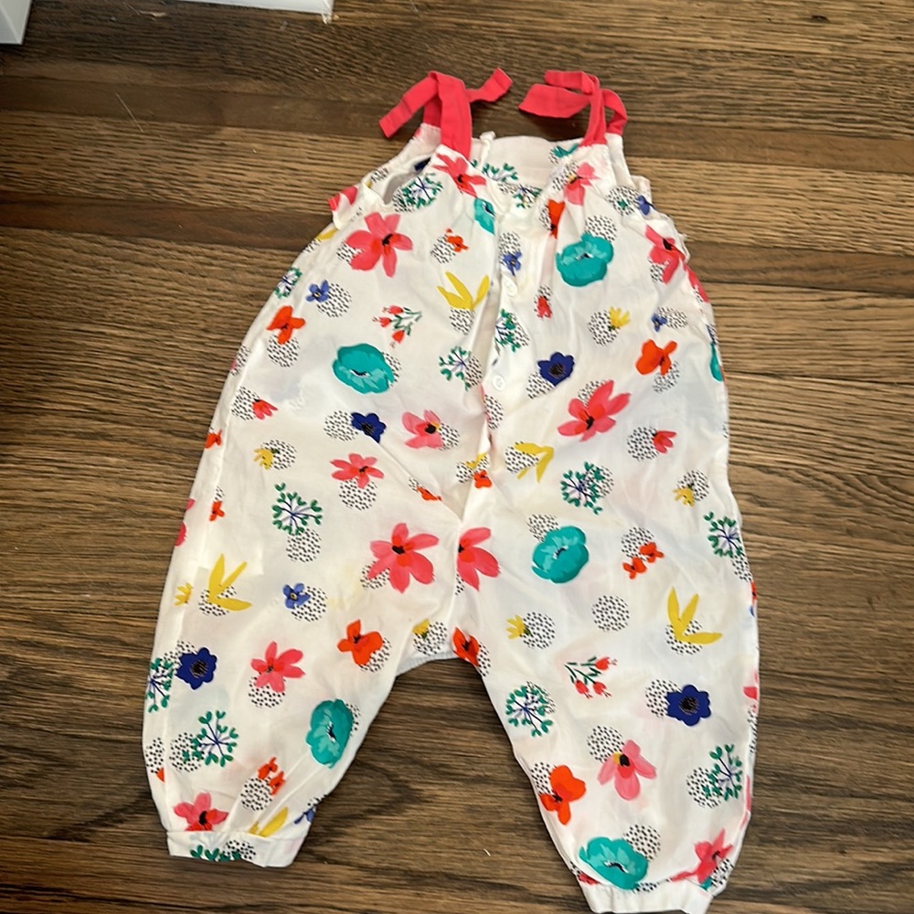 Catimini Floral one piece Jumpsuit - Picture 2 of 3